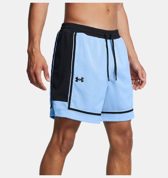 Mavi Erkek UA Zone Pro 7inch Mesh Şort