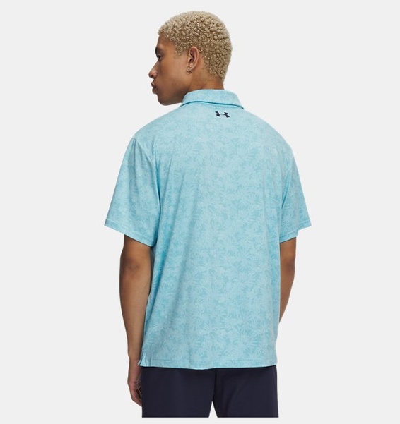 Mavi Erkek UA Playoff 3.0 Basklı Polo T-shirt