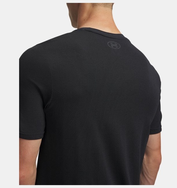 Siyah Erkek UA Vanish Novelty Seamless Kısa Kollu T-Shirt