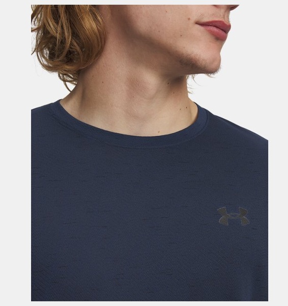 Mavi Erkek UA Vanish Novelty Seamless Kısa Kollu T-Shirt