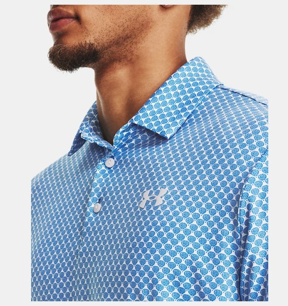 Mavi Erkek UA Playoff 3.0 Basklı Polo T-shirt