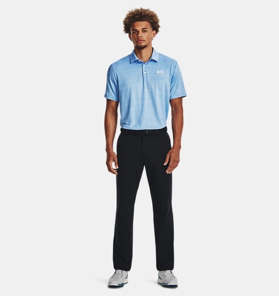 Mavi Erkek UA Playoff 3.0 Basklı Polo T-shirt