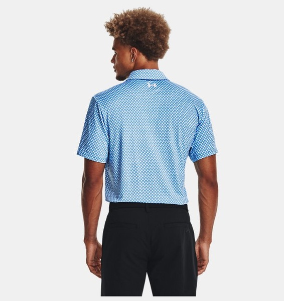 Mavi Erkek UA Playoff 3.0 Basklı Polo T-shirt