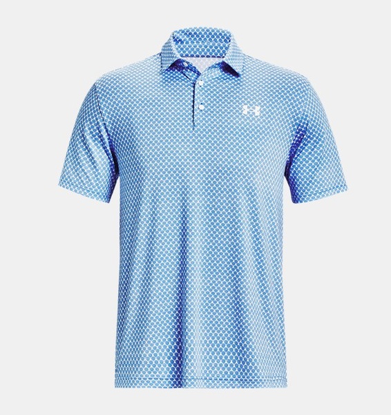 Mavi Erkek UA Playoff 3.0 Basklı Polo T-shirt