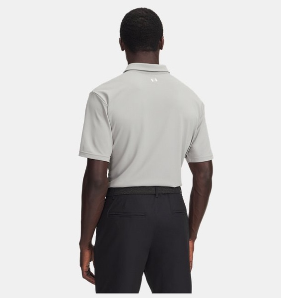 Gri Erkek UA T2G Pique Polo T-Shirt