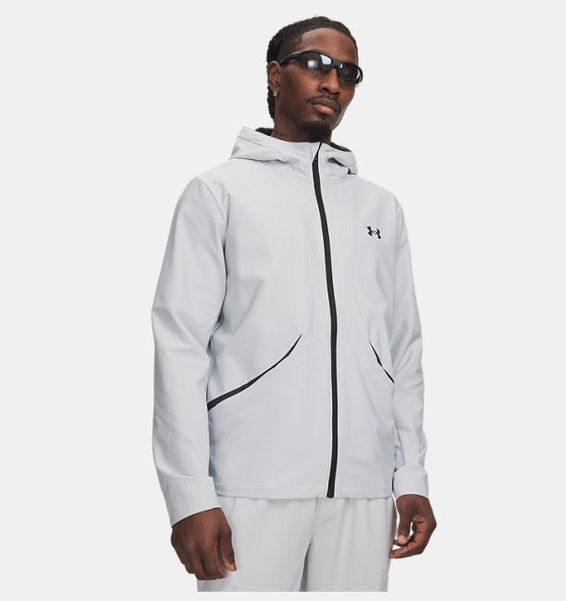 Gri Erkek UA Unstoppable Woven Ceket