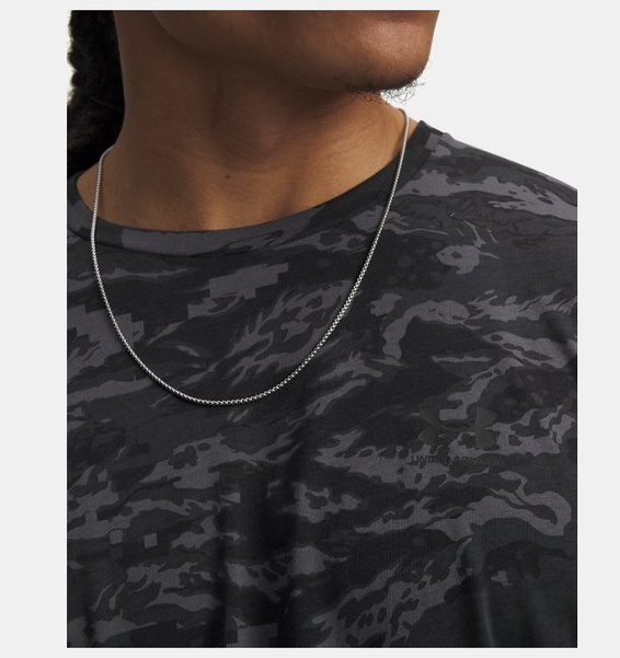 koyu Gri Erkek UA ABC Camo Kısa Kollu T-shirt