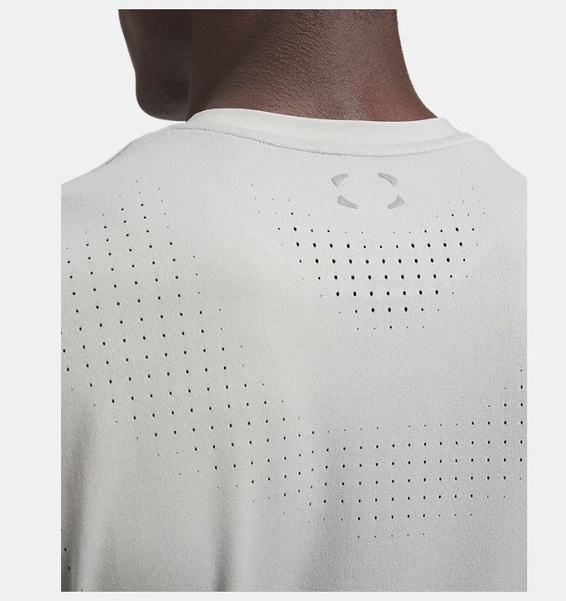 Gri Erkek UA Halo Vent Kısa Kollu T-Shirt